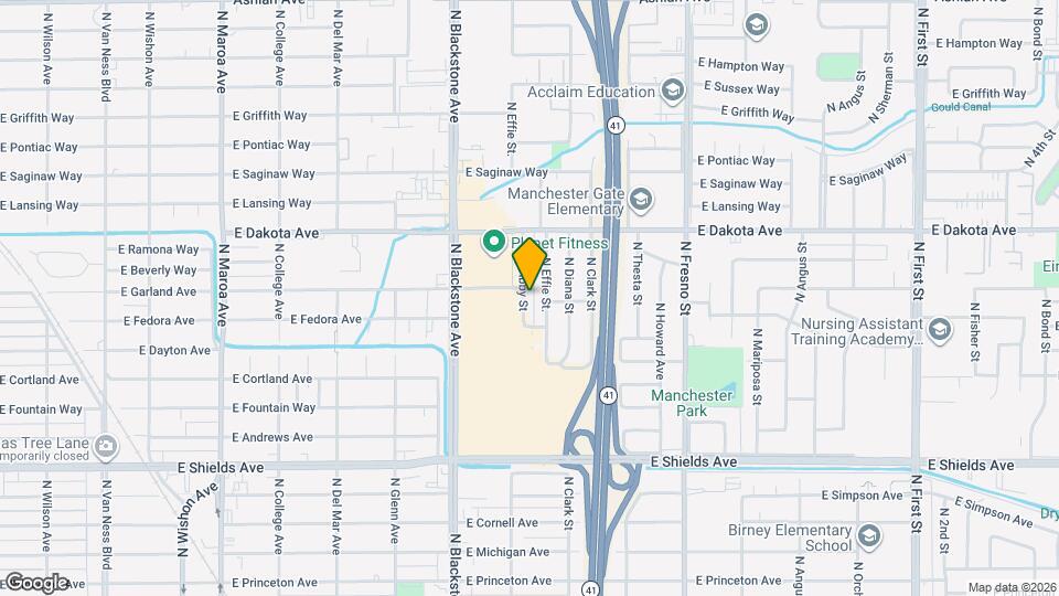 3708 N Abby St Map and Location Details