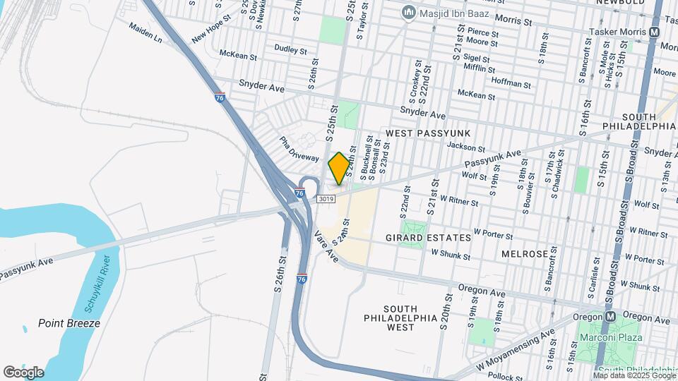 2413 W Passyunk Ave Map and Location Details