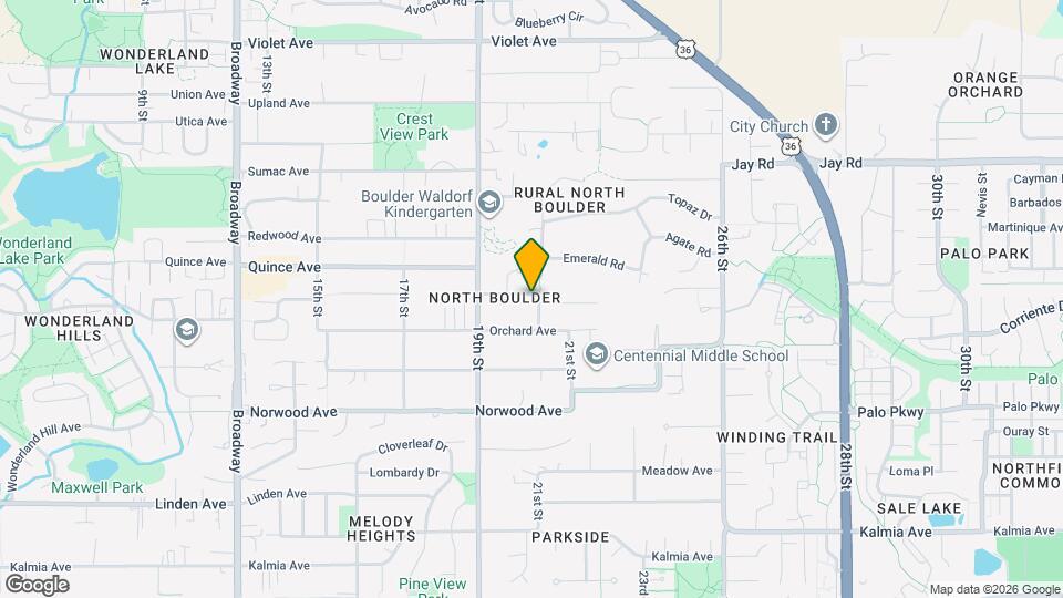 1990 Poplar Ave Map and Location Details