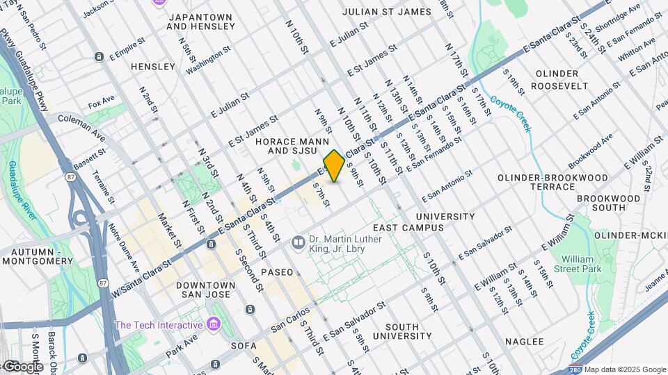 41 S 8th St Map and Location Details