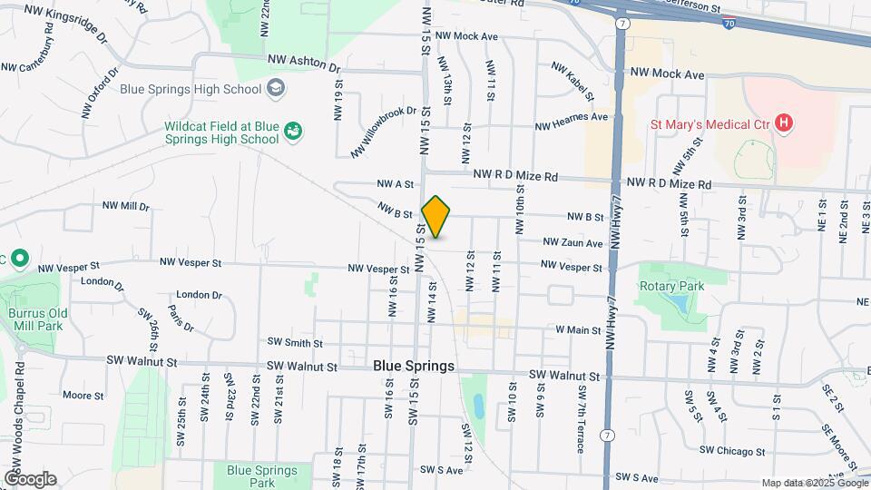 1303 NW Knox St Map and Location Details
