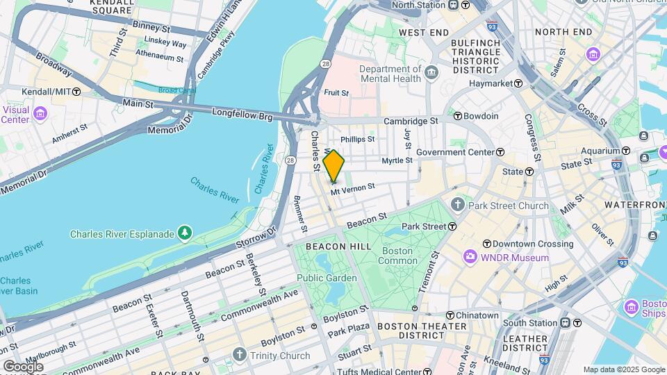 97 Mount Vernon St, Unit 51 Map and Location Details