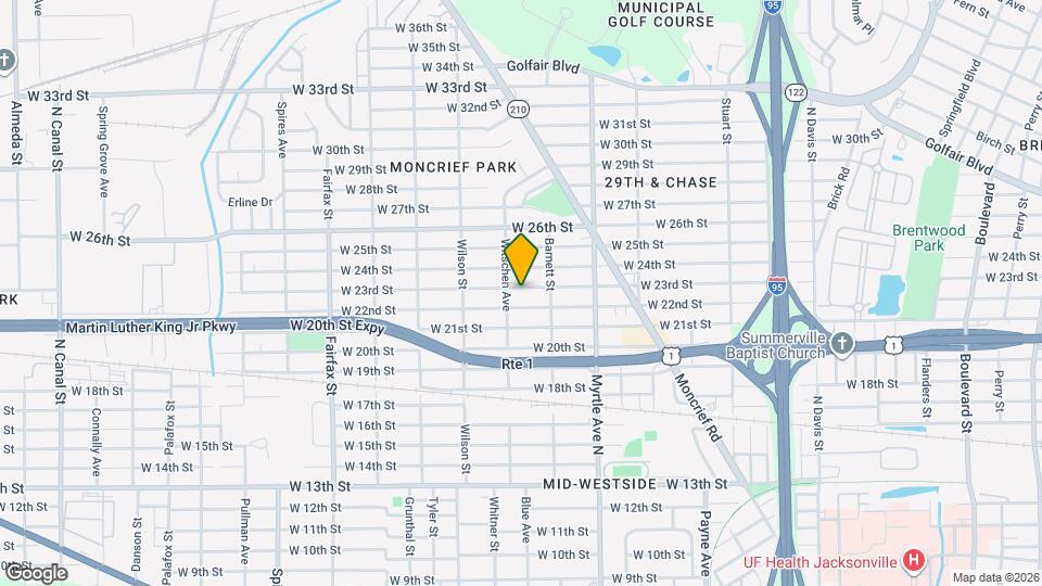 1446 W 23rd St Mapa y Detalles de la Ubicación