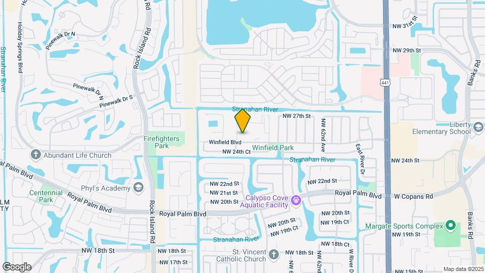 6603 Winfield Blvd Map and Location Details
