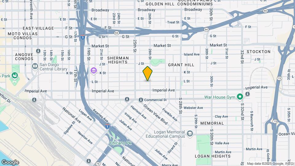 2577 L St Map and Location Details