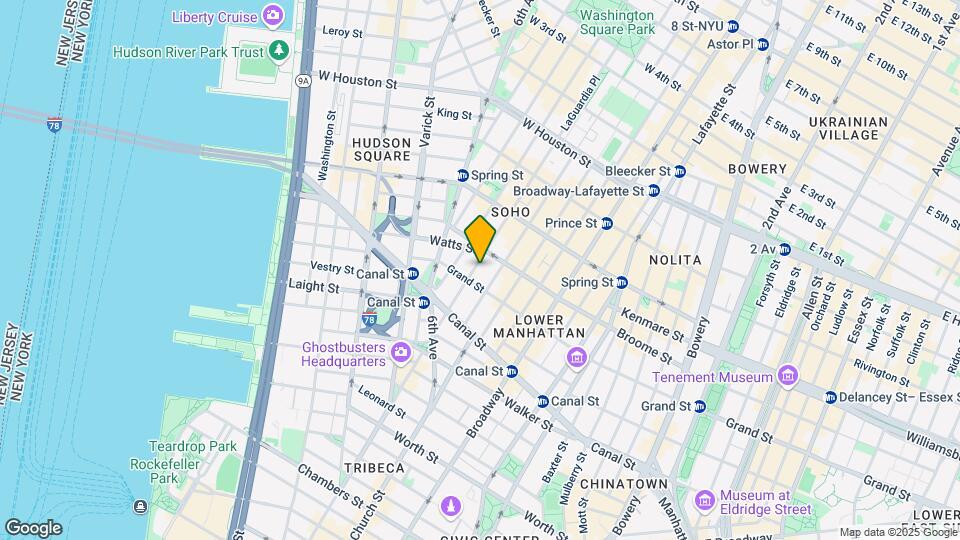 347 W Broadway Mapa y Detalles de la Ubicación