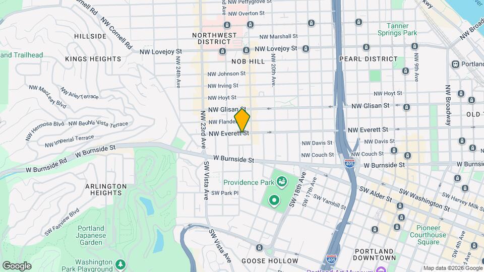 2138 NW Everett St Map and Location Details