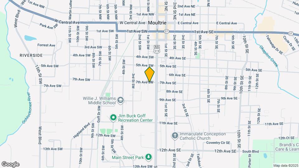 703 1st St Map and Location Details