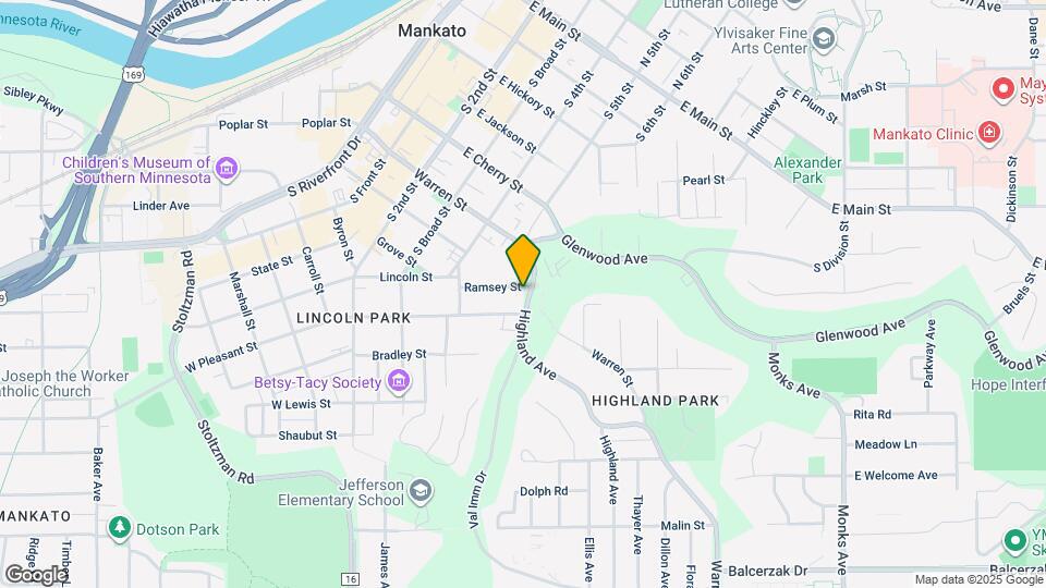 345 Ramsey St, Unit 1 Map and Location Details