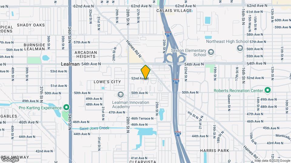 2596 52nd Ave N Map and Location Details
