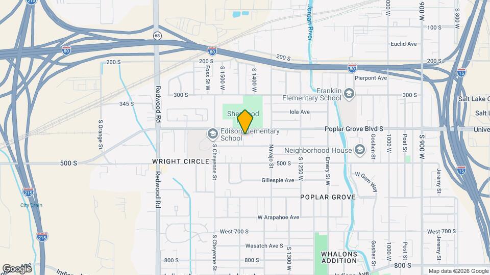 1411 W 400 S, Unit #3A Map and Location Details