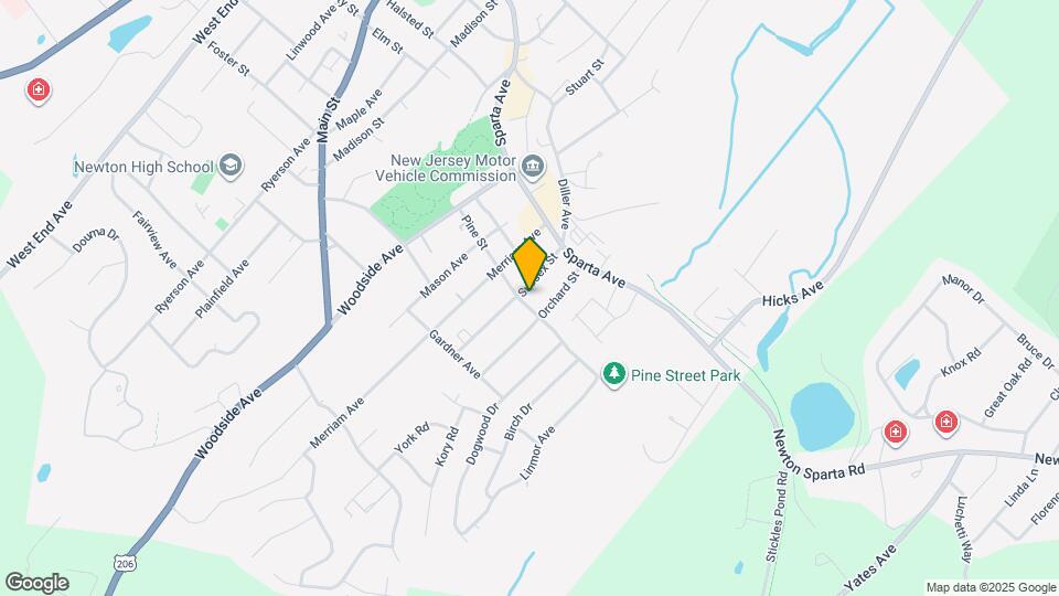 29 Sussex St, Unit Newton NJ apt for rent Map and Location Details