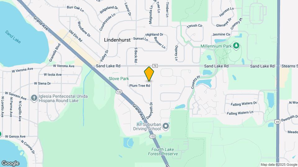 416 Deerpath Dr Map and Location Details