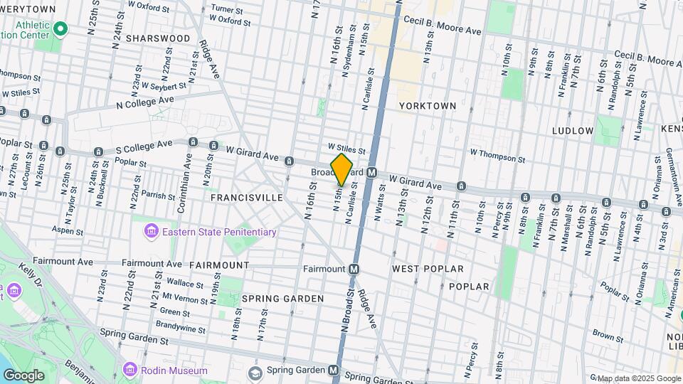 1433-1435 Poplar St Map and Location Details
