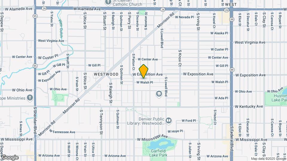 3841-3849 Walsh Pl Mapa y Detalles de la Ubicación
