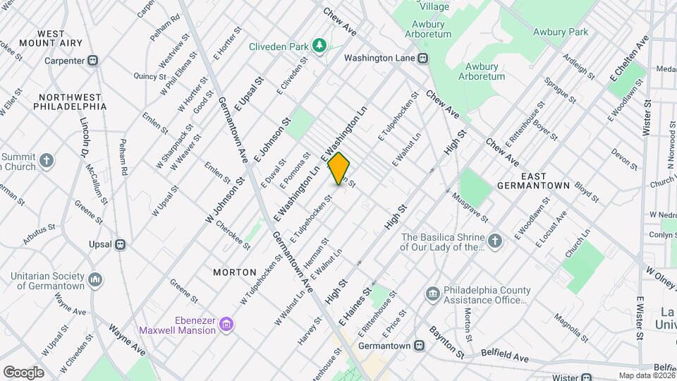 166 E Tulpehocken St Map and Location Details