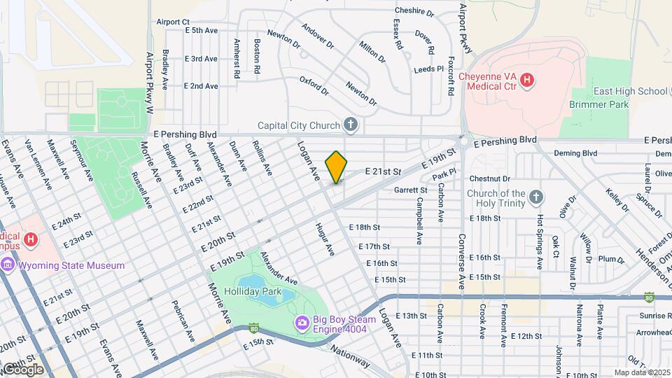 1715 E 20th St Map and Location Details