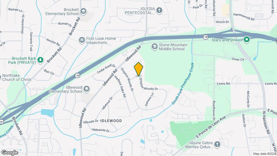 1645 Brantford Dr Mapa y Detalles de la Ubicación