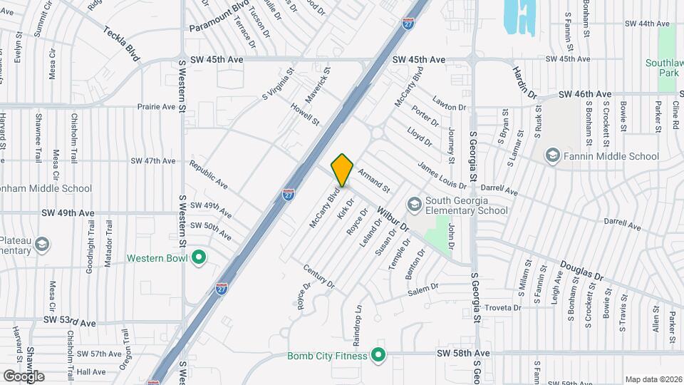 5103 McCarty Blvd Map and Location Details