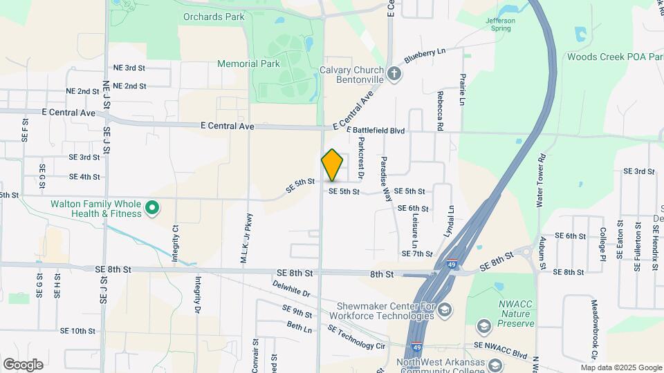 2504 Parkcrest Dr Map and Location Details