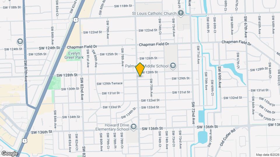 12885 SW 77th Ave Map and Location Details