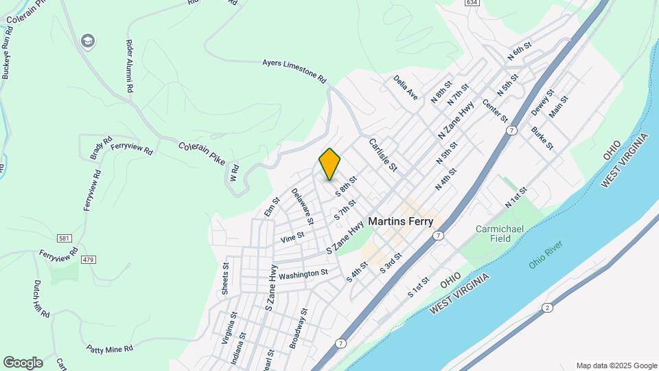 811 Hickory St Mapa y Detalles de la Ubicación