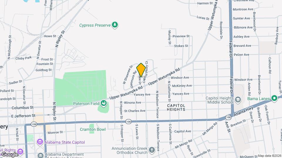 424 E Shawnee Dr Map and Location Details