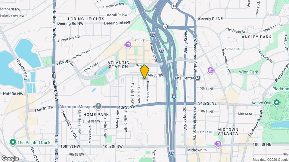 1267 Lyle Pl NW Map and Location Details