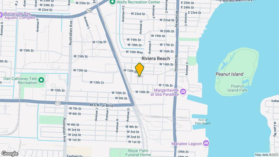 1136 Avenue G Map and Location Details