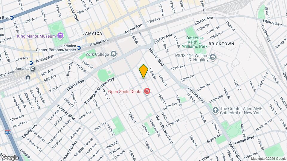 163-19 107th Ave Mapa y Detalles de la Ubicación