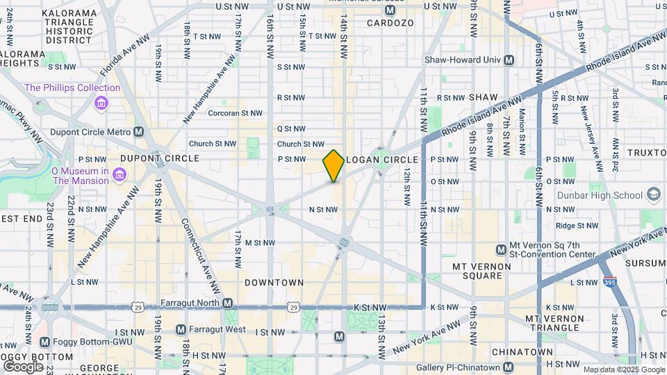 1416 Rhode Island Ave NW Map and Location Details