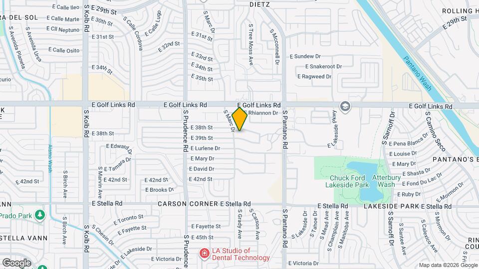 7711 E 39th St Map and Location Details