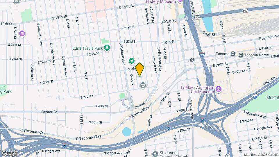 2529 S G St Map and Location Details