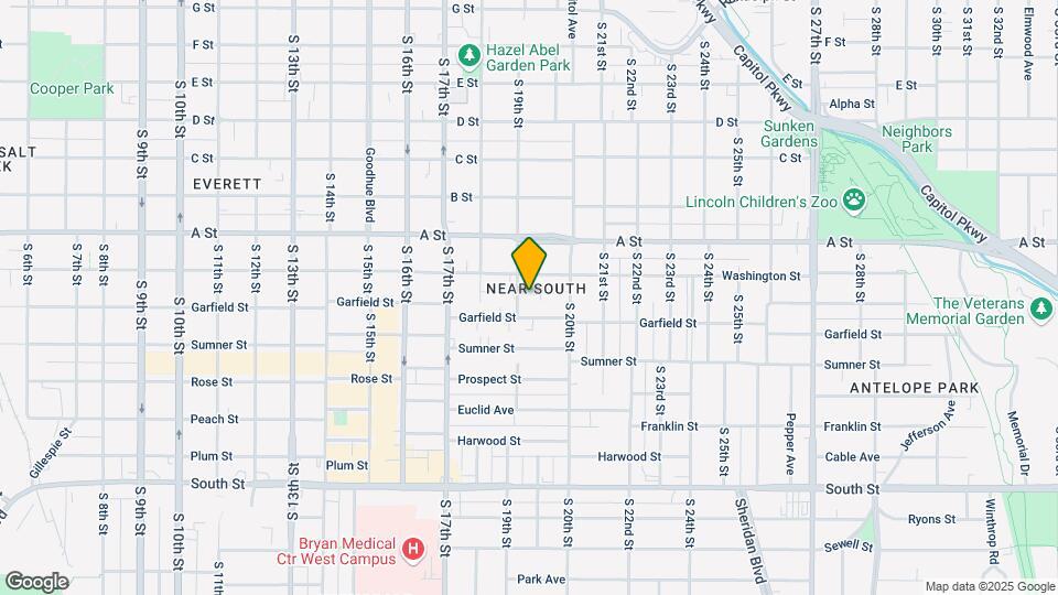 1528 S 19th St Mapa y Detalles de la Ubicación
