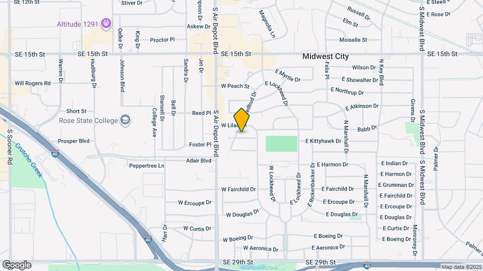 215 W Kittyhawk Dr Map and Location Details