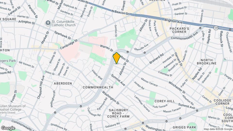25 Commonwealth Ter, Unit 2 Map and Location Details