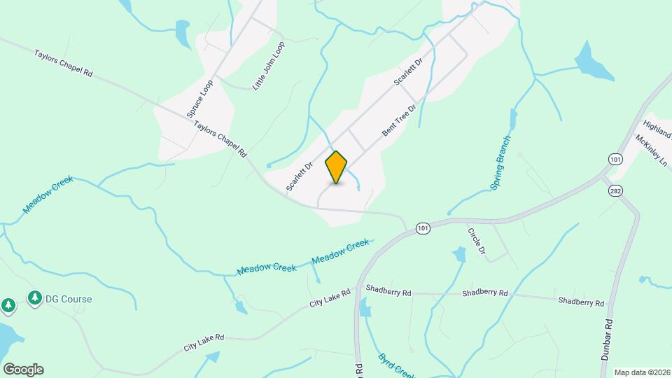 104 Bent Tree Dr Map and Location Details