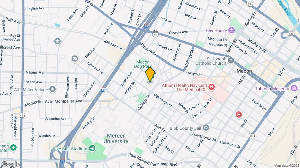 1030 Tatnall St Map and Location Details
