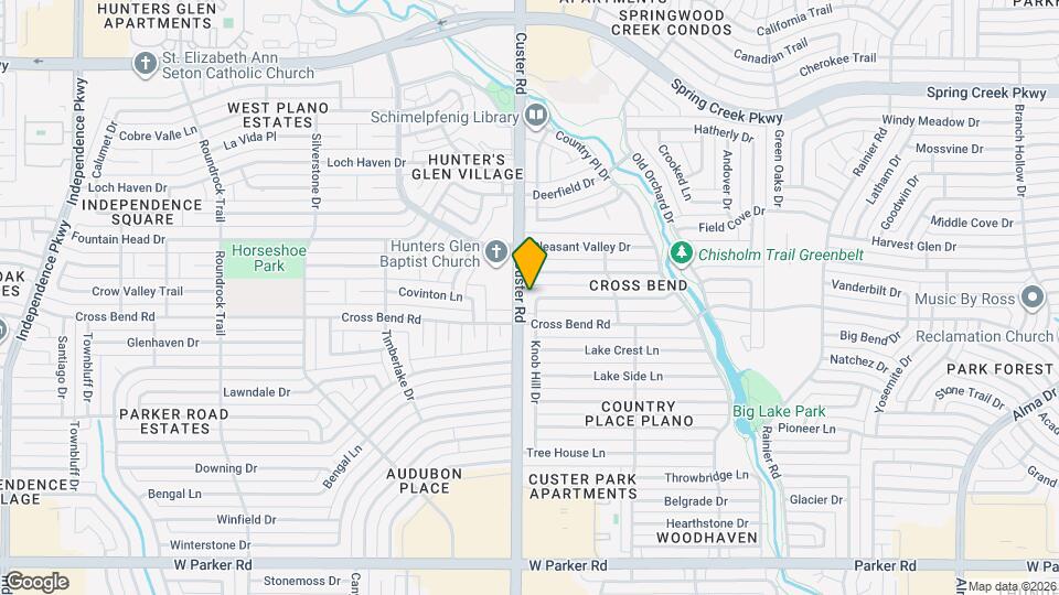 3913 Knob Hill Dr Mapa y Detalles de la Ubicación