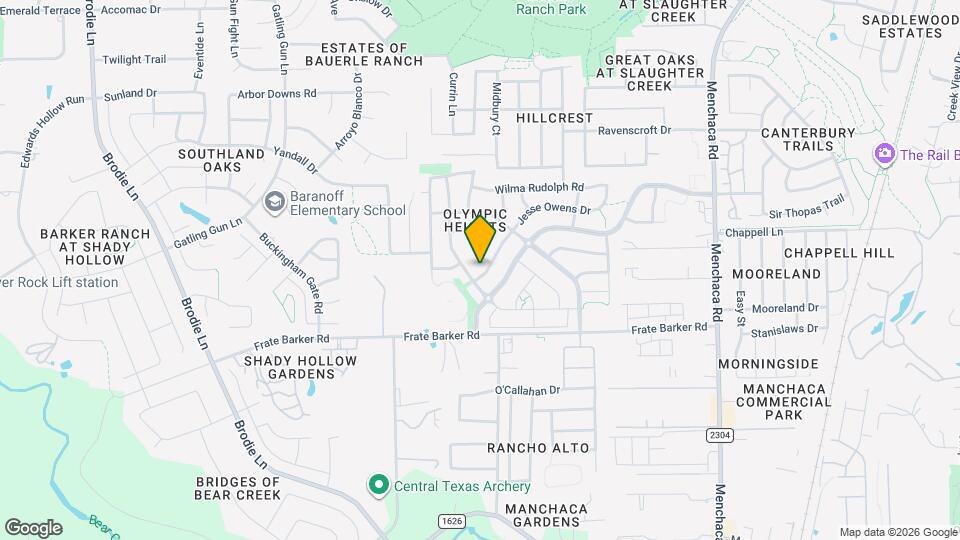 2510 Jesse Owens Dr Map and Location Details