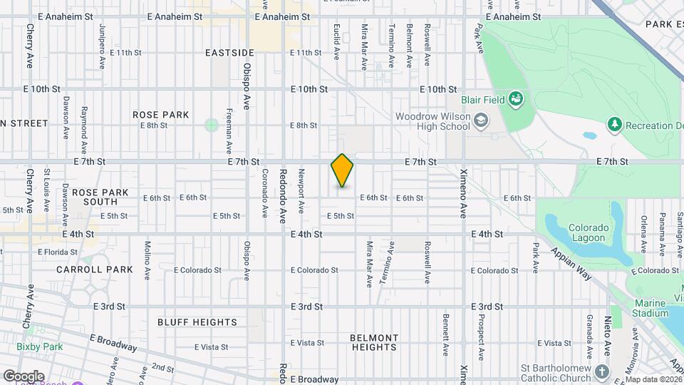 610 Euclid Ave Mapa y Detalles de la Ubicación