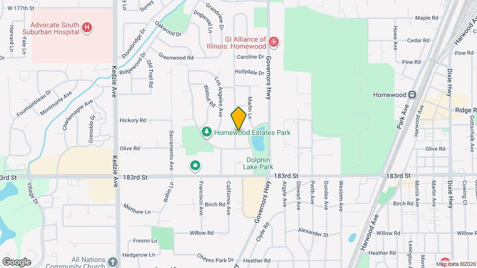18135 Cherrywood Ln Map and Location Details