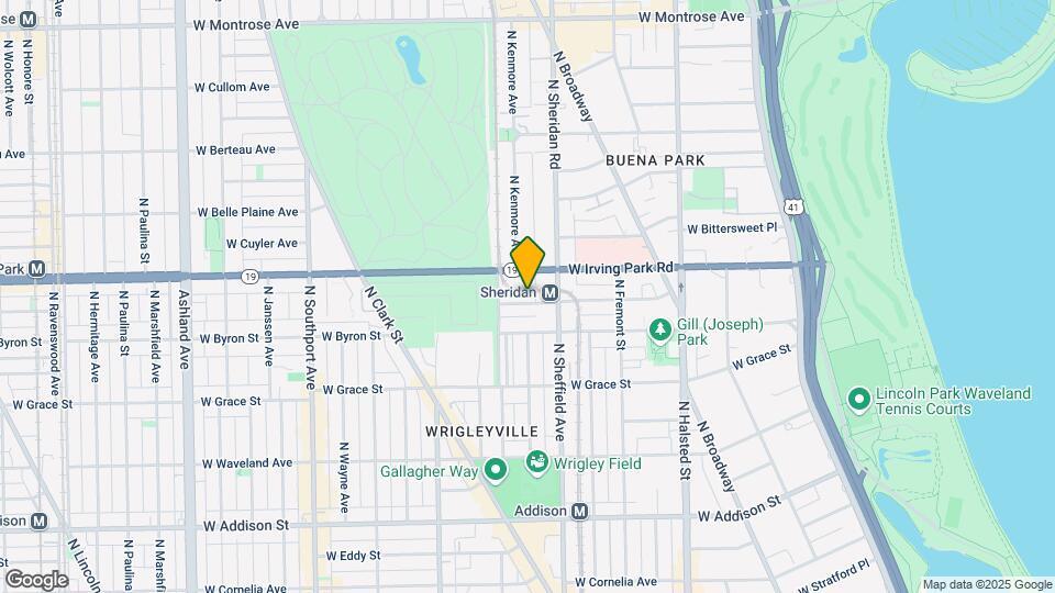 1026 W Dakin St Map and Location Details