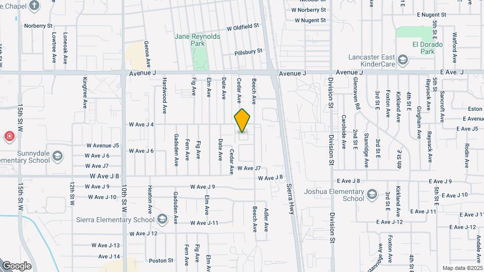 424 W Avenue J5, Unit 29 Mapa y Detalles de la Ubicación