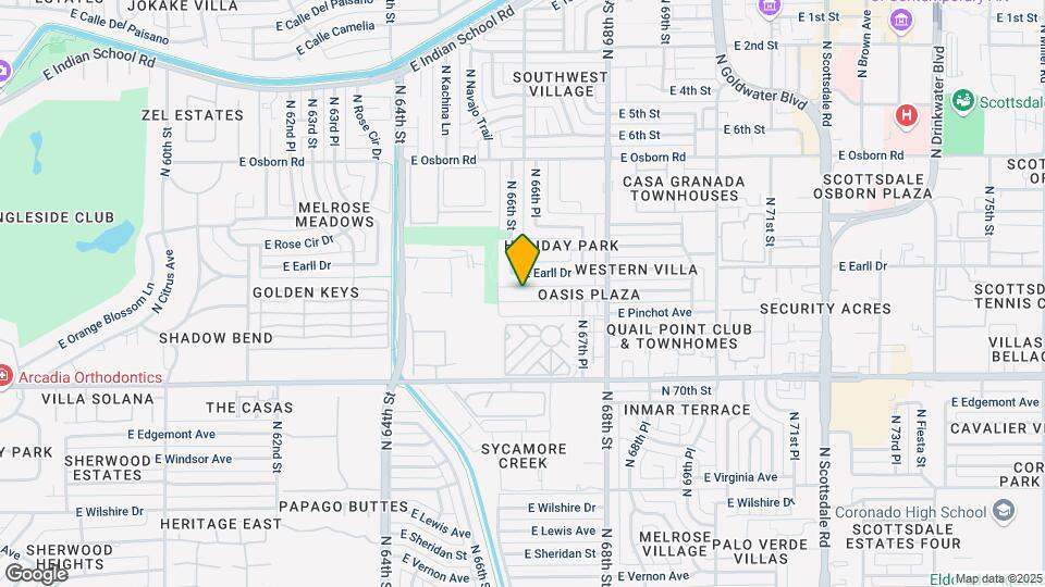 6622 E Avalon Dr Map and Location Details