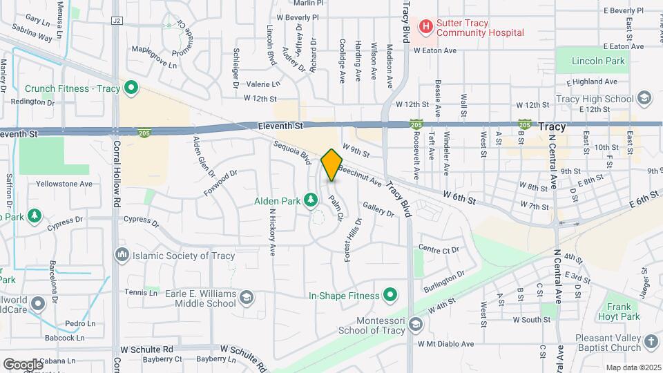 810 Palm Cir Map and Location Details