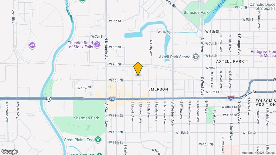 133 S Elmwood Ave Map and Location Details