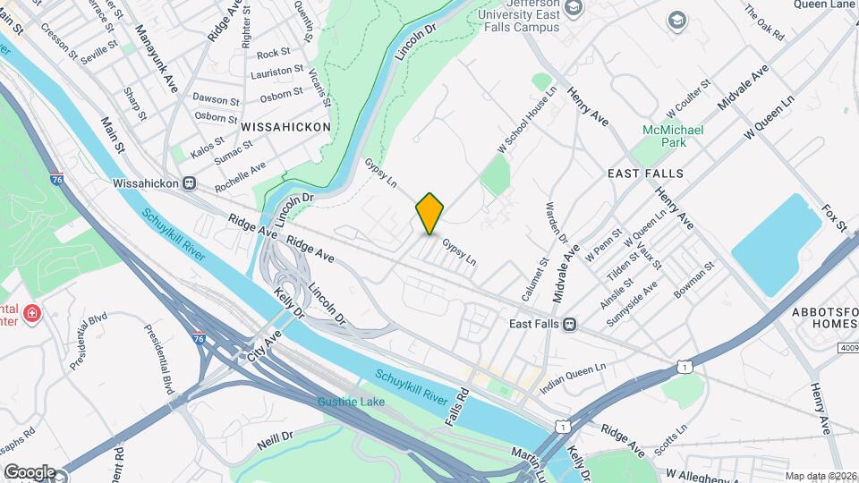 3613 Weightman St Map and Location Details