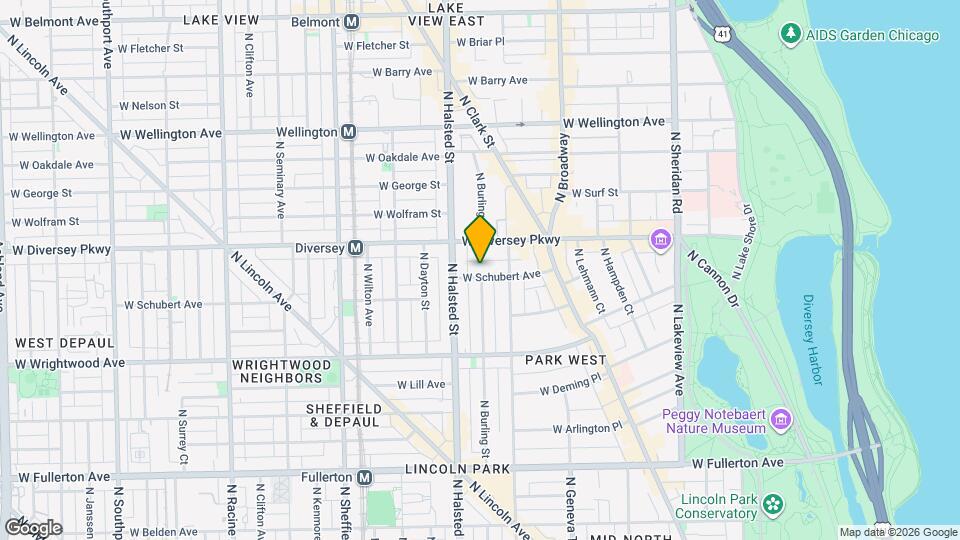 730 W Schubert Ave Map and Location Details