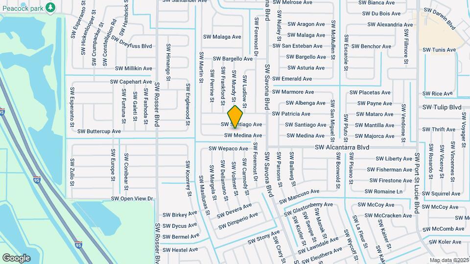 1441 SW Medina Ave Map and Location Details